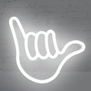 Finger LED Neon Lights Party Walls Hanging Neon Sign Night Lamp Home Decoration