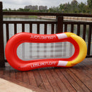 PVC Summer Water Hammock Inflatable Sleeping Cushion Air Bed with Pillow Desi
