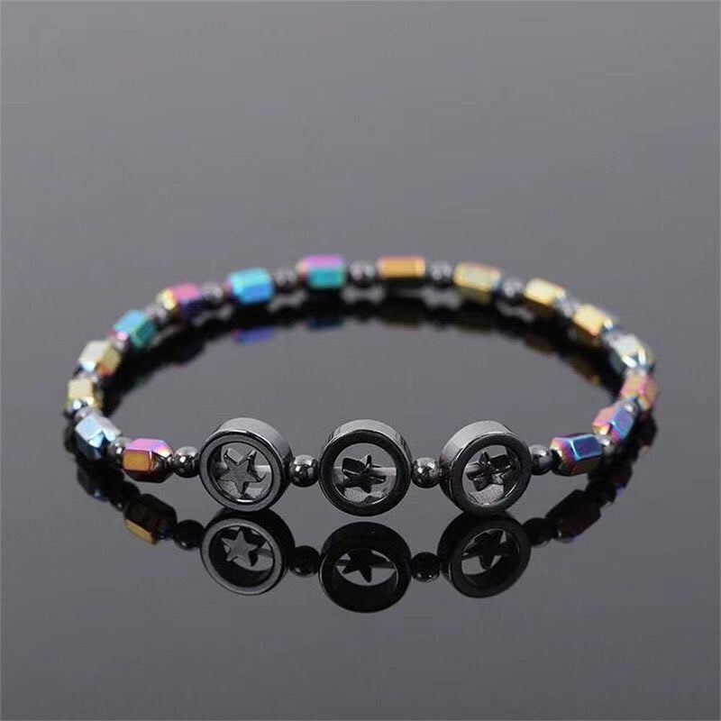 Elastic Jewelry Gift Magnetic Therapy Anklet Hematite Anklet for Women Men