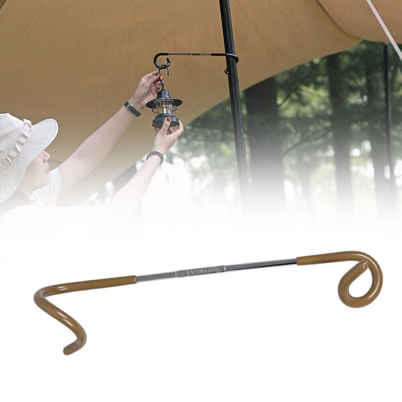 #A Outdoor Camping Hanging Lamp Hook S Shaped Hangers Hook Fishing Accessories