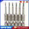 6pcs Magnetic Triangle Screwdriver Bits S2 Steel 1/4 inch Hex Shank Bit Set