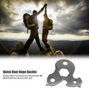 Outdoor Multi Tool Quick Knot Rope Buckle Hex Wrench Stainless Steel EDC Gear