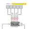 Motherboard PWM Cooler Fan HUB Splitter PC Speed Controller Adapter (SATA)