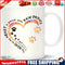DIY Customized 11oz Ceramic Cup Love Dog Paw Coffee Breakfast Milk Tea Mugs
