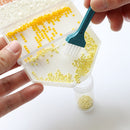 DIY Diamond Painting Tools Turning Drill Plate Mosaic Tray w/ Clean Brush