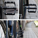 WHEEL UP Bicycle Flat Pedal Aluminum Bearing MTB Bike Platform Pedals 1 Pair