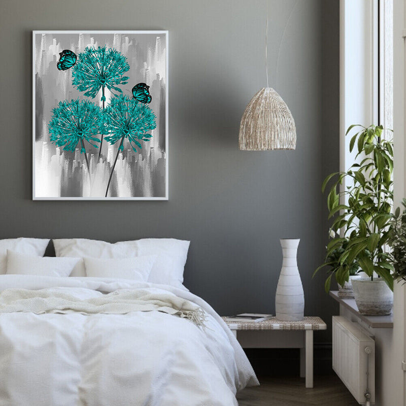 DIY Digital Picture Butterfly and Dandelion Painting By Numbers Set Handicraf