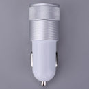 LED 5V Metal Dual USB Car Charger Aluminum Alloy 2.1A Aluminum Alloy