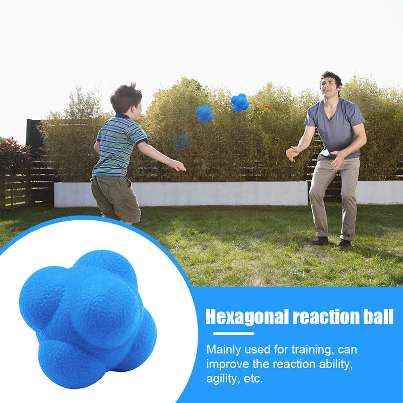 Hexagon Reaction Ball Speed Agility Coordination Reflex Sports Fitness Traini