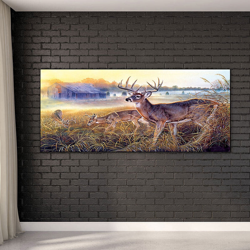 Elk DIY Zero Basis Paint by Number Kits Kill Time Picture Colouring Kits 80x40cm