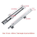 Rebound Cabinet Runners Bearing Slides Keyboard Drawer Slides Slide Steel
