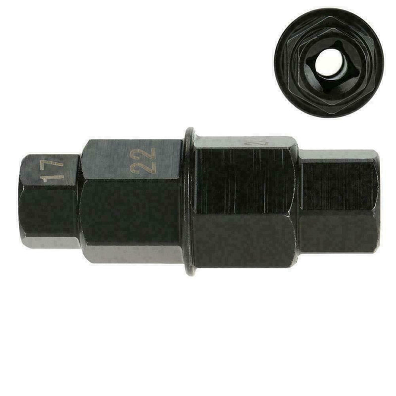 1PC 17 19 22 24mm Axle Hex Allen Spindle Driver Motorcycle N0P7 Rear Y5X7 E2F2