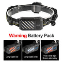 XPG COB Headlamp Waterproof 2500LM USB Rechargeable Working Light Torch Sensor