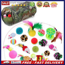 21pcs Pet Supplies Product Interactive Sisal Ball Funny Cat Tunnel Molar To