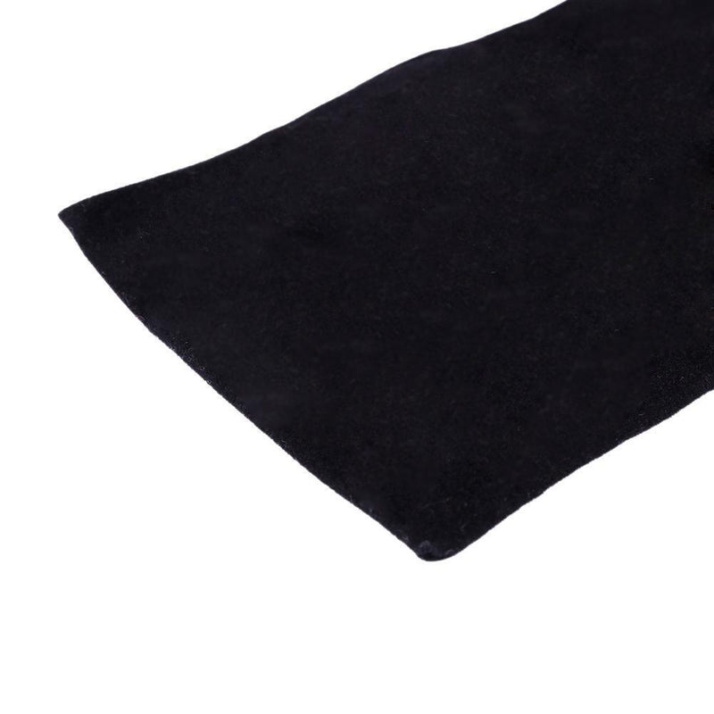 Reusable Straw Velvet Storage Bag Black Drawstring Pouch Jewelry Organizer Newly
