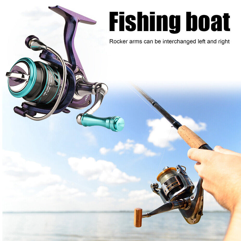 #A Right/Left Hand Interchangeable Fishing Reel Long Shot Spinning Wheel Tackle