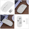 2.4GHz 1,000DPI Ultra-thin 3-Button Wireless Photoelectric Mouse (White)
