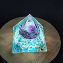 Energy Generator Orgone Pyramid Healing Crystal Reiki Chakra Craft Home Decor