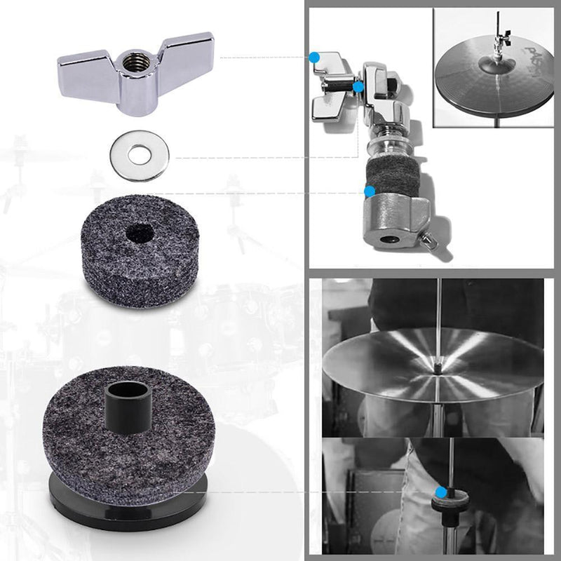 Musical Drum Set xintiandi Felt Tablets for Plates Tuberia Butter