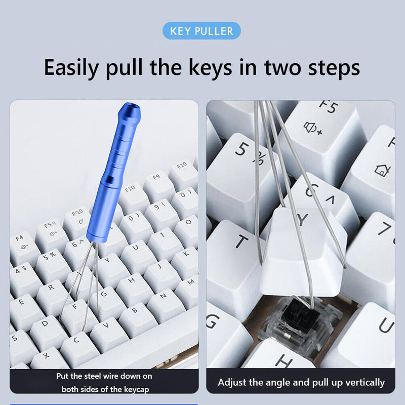 Three-section Key Puller Cnc Engraving Button Extractor Adjustable for Cherry Mx