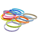 12Pcs/Set Multiplication Tables Silicone Bracelet Learn Education Math M1X9