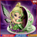 Rhinestone Kit DIY Big Eyes Elf 5D Full Round Drill Diamond Painting (B987)