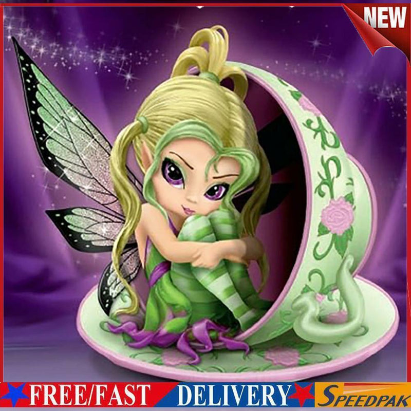 Rhinestone Kit DIY Big Eyes Elf 5D Full Round Drill Diamond Painting (B987)