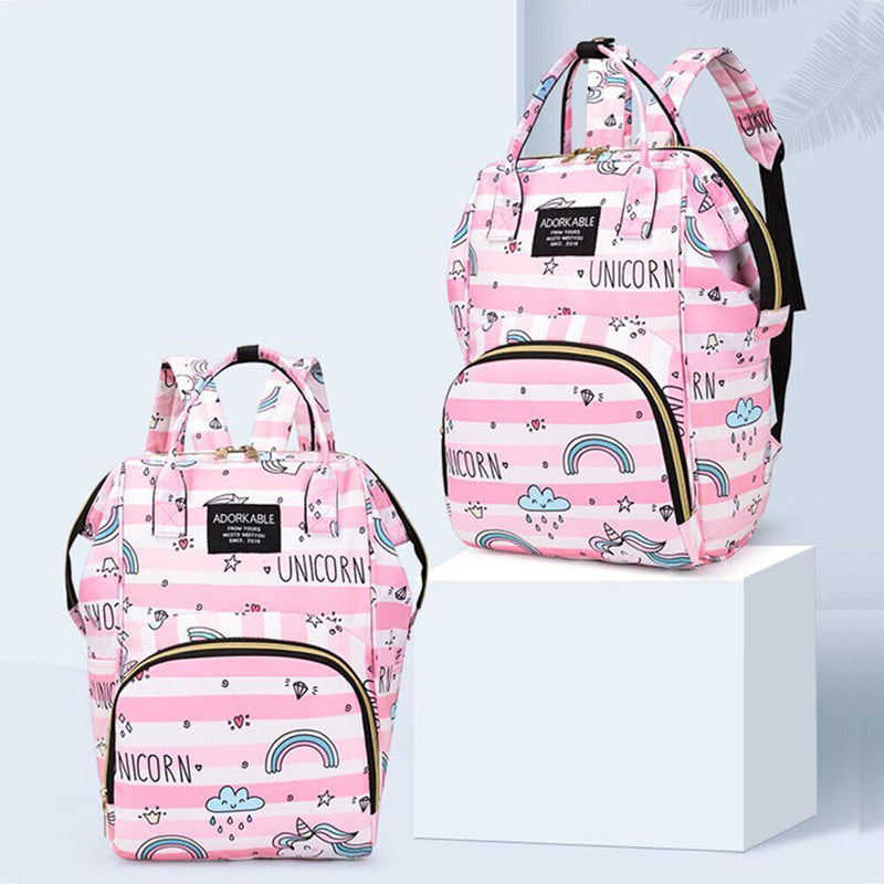 Women Print Large Mummy Diaper Bag Scroller Organizer Fashion Maternity Handbags