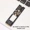 M.2 B-M Key NGFF to SATA3.0 7-Pin Adapter Card for 2242 2260 2280 SDD Connector