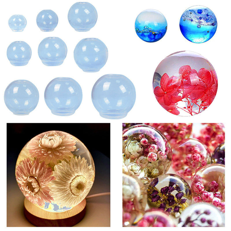Sphere Bright Round Silicone Mold Handicraft Ornament - Decor/Crystal Ball Newly
