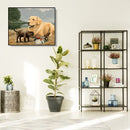 DIY Oil Painting By Numbers Animal Dog Hand Painted Canvas Color Drawing Pi