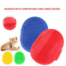 Rubber Pet Dog Bath Brush Puppy Cat Massage Grooming Gloves Cleaning Brushes