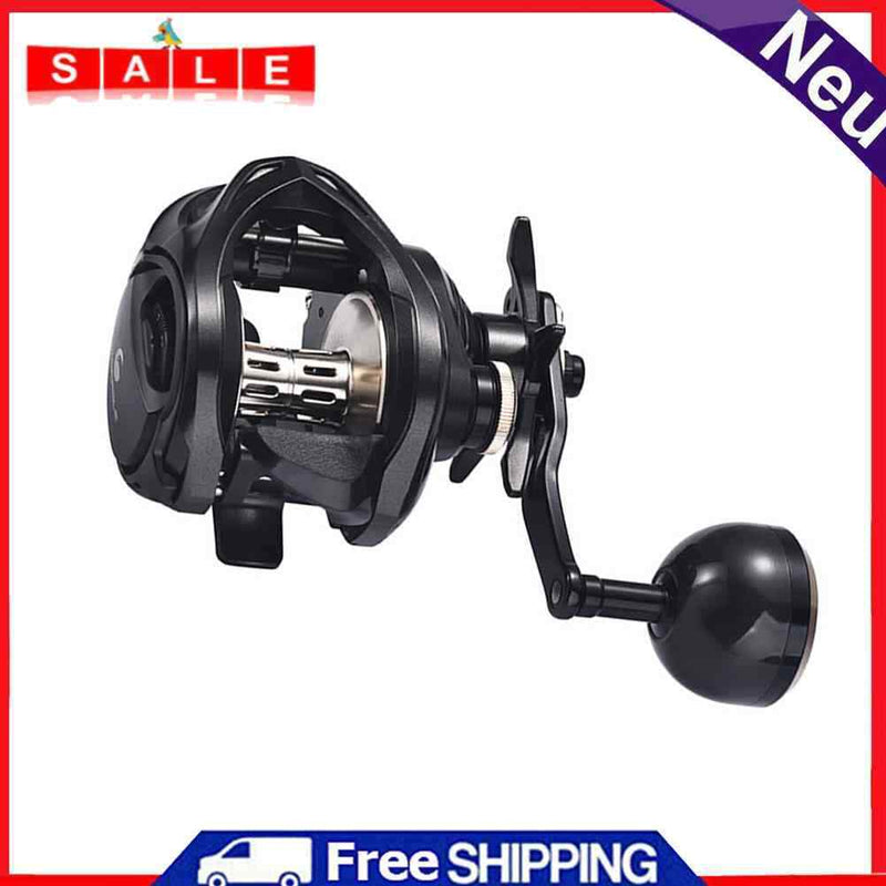 Metal Baitcasting Reel 16kg Max Drag 6.3/1 9+1BB High Speed Saltwater Fish Wheel