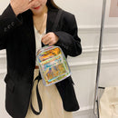Mini Transparent Women Backpack Fashion PVC Cute Kids Girls Student School Bags