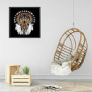 5D DIY Diamond Painting Kits Wolf Dream Catcher Full Round Drill Wall Decor Art
