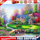 Hand Painted DIY Countryside View Oil Canvas Paint By Numbers Drawing Kit