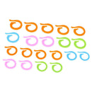 20pcs Colorful Plastic Pens Sweater Brand Buckle Needle Knitting Hand Tools g