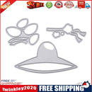 3pcs DIY Hat Glasses Cutting Die Scrapbook/Photo Album Emboss Metal Stencil