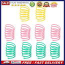 10x Plastic Cat Teaser Colorful Spring Kitten Pet Interactive Flexible Coil