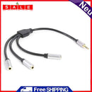 3.5mm Audio Splitter Cable 3.5mm TRS Plug to 3x 1/8 Jack for Headphones Speaker