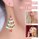 Xmas Earrings, Christmas Tree, Novelty Dangle Drop Santa Tree Women Earstud Gif`