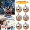 6pcs Reflective Glass Mirror Ball Disco Xmas Party Hanging Decor Ornaments Newly