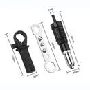 2.4-4.8mm Electric Rivet Gun Adapter Insert Cordless Rivet Nut Tools Kit Newly