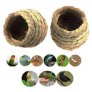 Straw Bird Nest, Resting Breeding Place for Birds, Handmade Birds Cage (S)