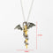 Men Women Glow In The Dark Chain Luminous Dragon Sword Necklace Choker Pendant