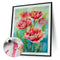 Flower Oil Paint By Numbers Kit DIY Home Decoration Gift Wall Art Picture Cra