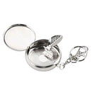 Round Shaped Cigarette Supplies Cigarette Ashtray Smoking Accessories Key Chain