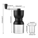 Adjustable Knob Setting Stainless Steel Coffee Bean Mill Manual Coffee Grinder