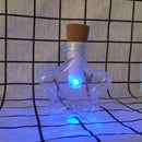 4pcs USB Rechargeable Bottle Cork Stopper Cap Lamp (Colorful Slow Flash)
