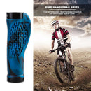 1 Pair MTB Mountain Bike Handlebar Grips Anti-Skid Rubber Cover (Dark Blue)